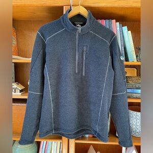 KUHL Interceptr Mens Large 1/4 Zip Performance Fleece Sweatshirt Jacket